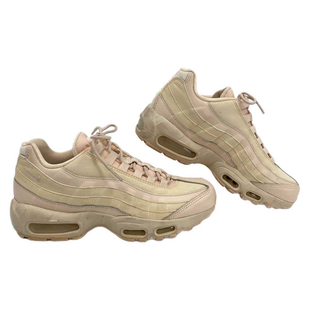 Nike Pink Beige Air Max 95 Sneakers Lace Up | Womens 8.5
